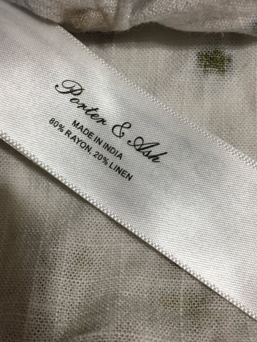 Porter and Ash Camp Short Sleeve Shirt Mens XL Linen Blend Beach Summer Floral - Picture 4 of 7